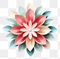 PNG Pastel mini flower origami dahlia art. AI generated Image by rawpixel.