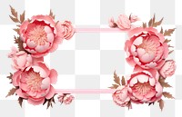 PNG Peony flower plant rose. AI generated Image by rawpixel.