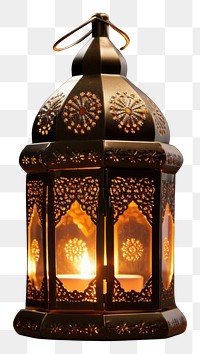 PNG Arabic lantern glowing burning candle