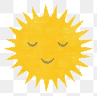 PNG Sun face anthropomorphic creativity. AI generated Image by rawpixel.