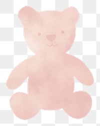 PNG Teddy bear toy white background representation. AI generated Image by rawpixel.