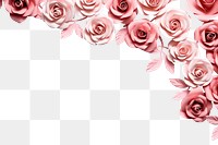 PNG Rose flower backgrounds petal. AI generated Image by rawpixel.