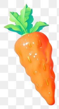 PNG A carrot vegetable fruit plant. AI generated Image by rawpixel.