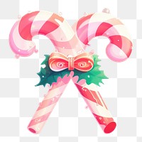 PNG A candy cane confectionery celebration creativity. AI generated Image by rawpixel.