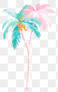 PNG A palm tree plant arecaceae fireworks. AI generated Image by rawpixel.