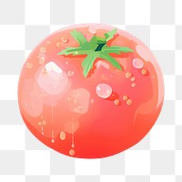 PNG A tomato vegetable plant food. AI generated Image by rawpixel.