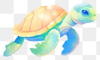 PNG A sea turtle reptile animal wildlife. AI generated Image by rawpixel.