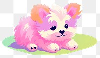 PNG A cute dog mammal animal puppy. AI generated Image by rawpixel.