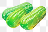 PNG A pickle food freshness cucumber. AI generated Image by rawpixel.