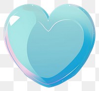PNG A heart turquoise astronomy outdoors. AI generated Image by rawpixel.