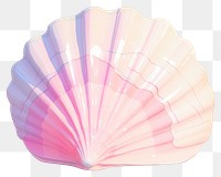 PNG A sea shell seashell clam invertebrate. AI generated Image by rawpixel.