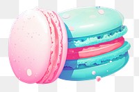 PNG A macaron macarons dessert food. AI generated Image by rawpixel.