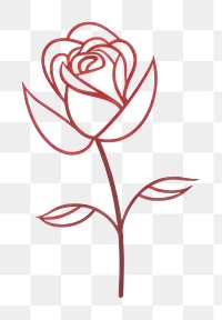 PNG Bouquet of rose drawing flower sketch. AI generated Image by rawpixel.