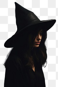 PNG A witch portrait photography fashion mystery. AI generated Image by rawpixel.