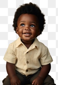 PNG A little black boy baby photography portrait. AI generated Image by rawpixel.