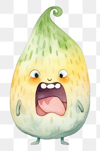 PNG  Angry onion screaming vegetable gourd food. AI generated Image by rawpixel.