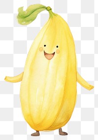 PNG  Banana dancing plant food white background. AI generated Image by rawpixel.