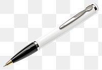 PNG  Pen white background metal paper. AI generated Image by rawpixel.