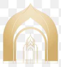 PNG Islamic arch architecture building gold. AI generated Image by rawpixel.