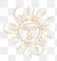 PNG Sun logo art drawing. AI generated Image by rawpixel.