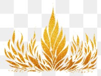 PNG Festival bonfire pattern plant leaf. 