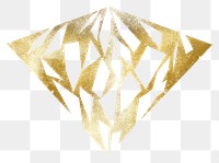 PNG  Diamond jewelry gold accessory. AI generated Image by rawpixel.
