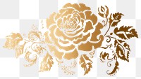 PNG  Luxury baroque rose pattern creativity graphics. AI generated Image by rawpixel.