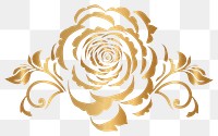 PNG  Baroque rose pattern creativity chandelier. AI generated Image by rawpixel.