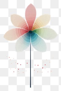 PNG  A flower white background inflorescence invertebrate. AI generated Image by rawpixel.
