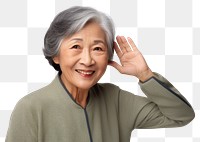 PNG Mature asian woman portrait adult smile. AI generated Image by rawpixel.