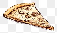 PNG New York pizza dessert sketch food. AI generated Image by rawpixel.