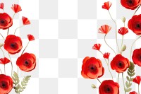 PNG Poppy flower petal plant. AI generated Image by rawpixel.