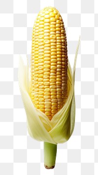 PNG Whole ear of corn plant food white background. AI generated Image by rawpixel.