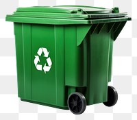 PNG  Recycling bin white background container garbage. AI generated Image by rawpixel.