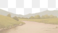 PNG River background landscape outdoors nature. AI generated Image by rawpixel.