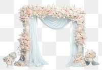 PNG floral wedding arch decor