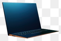 PNG Laptop computer blue wood. AI generated Image by rawpixel.
