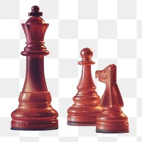 PNG Chess game intelligence competition. AI generated Image by rawpixel.