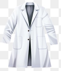 PNG Lab coat white background stethoscope protection. 