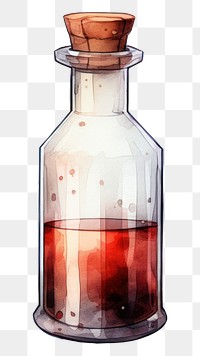 PNG Lab vial bottle glass white background. AI generated Image by rawpixel.