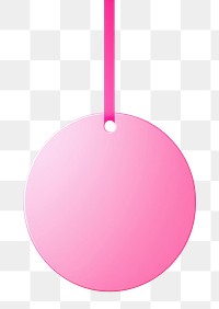 PNG Pink circle shape white background accessories decoration. AI generated Image by rawpixel.