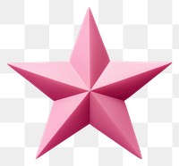 PNG Pink star shape white background simplicity creativity. AI generated Image by rawpixel.