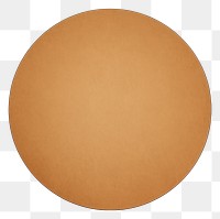 PNG Brown circle shape white background simplicity cardboard. AI generated Image by rawpixel.