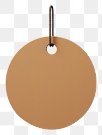 PNG Brown circle shape white background accessories simplicity. 