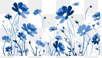PNG Flower pattern rectangle shape backgrounds outdoors nature. AI generated Image by rawpixel.