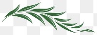 PNG Green leaf stroke outline pattern plant herbs. AI generated Image by rawpixel.