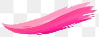 PNG Vibrant pink long paint brush shape stroke petal white background splattered. 