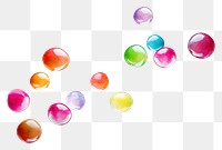 PNG  Candies backgrounds sphere bubble. AI generated Image by rawpixel.