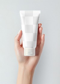 Moisturizer cream tube png mockup, transparent design