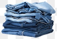 PNG Blue jeans denim white background outerwear. AI generated Image by rawpixel.